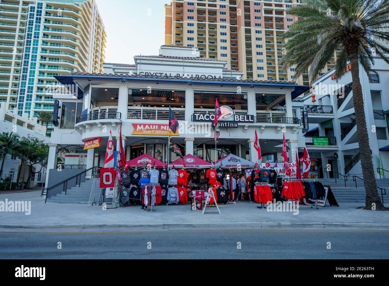 Geschäfte am Beach Place Fort Lauderdale FL USA Stockfoto