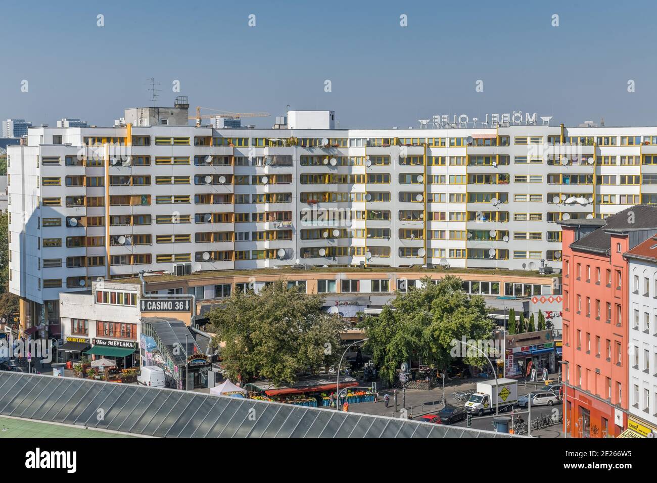 Kreuzberger Zentrum, Kottbusser Tor, Kreuzberg, Berlin, Deutschland Stockfoto