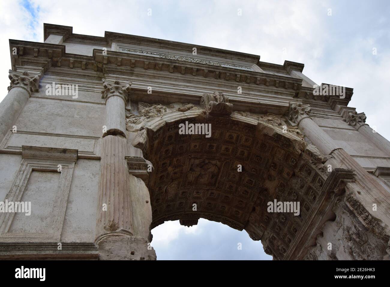 Titusbogen - Rom, Italien Stockfoto