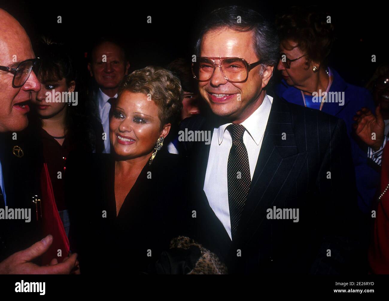 Jim Bakker und Tammy Faye Bakker 1987 Quelle: Ralph Dominguez/MediaPunch Stockfoto