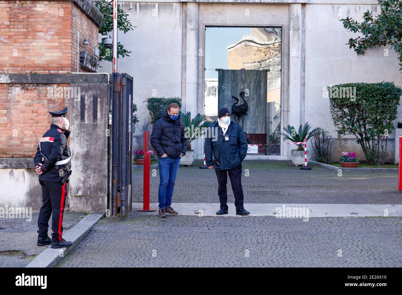 Roma, Istituto Superiore di Sanità: sono arrivate le prime 47 mila dosi dei vacini Moderna. Stockfoto
