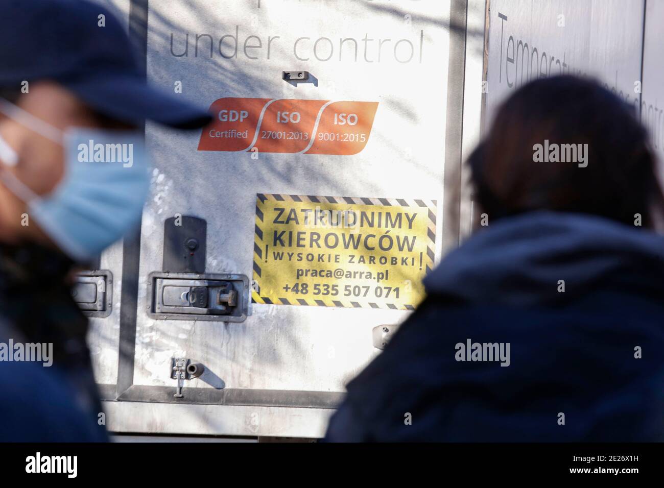 Roma, Istituto Superiore di Sanità: sono arrivate le prime 47 mila dosi dei vacini Moderna. Stockfoto