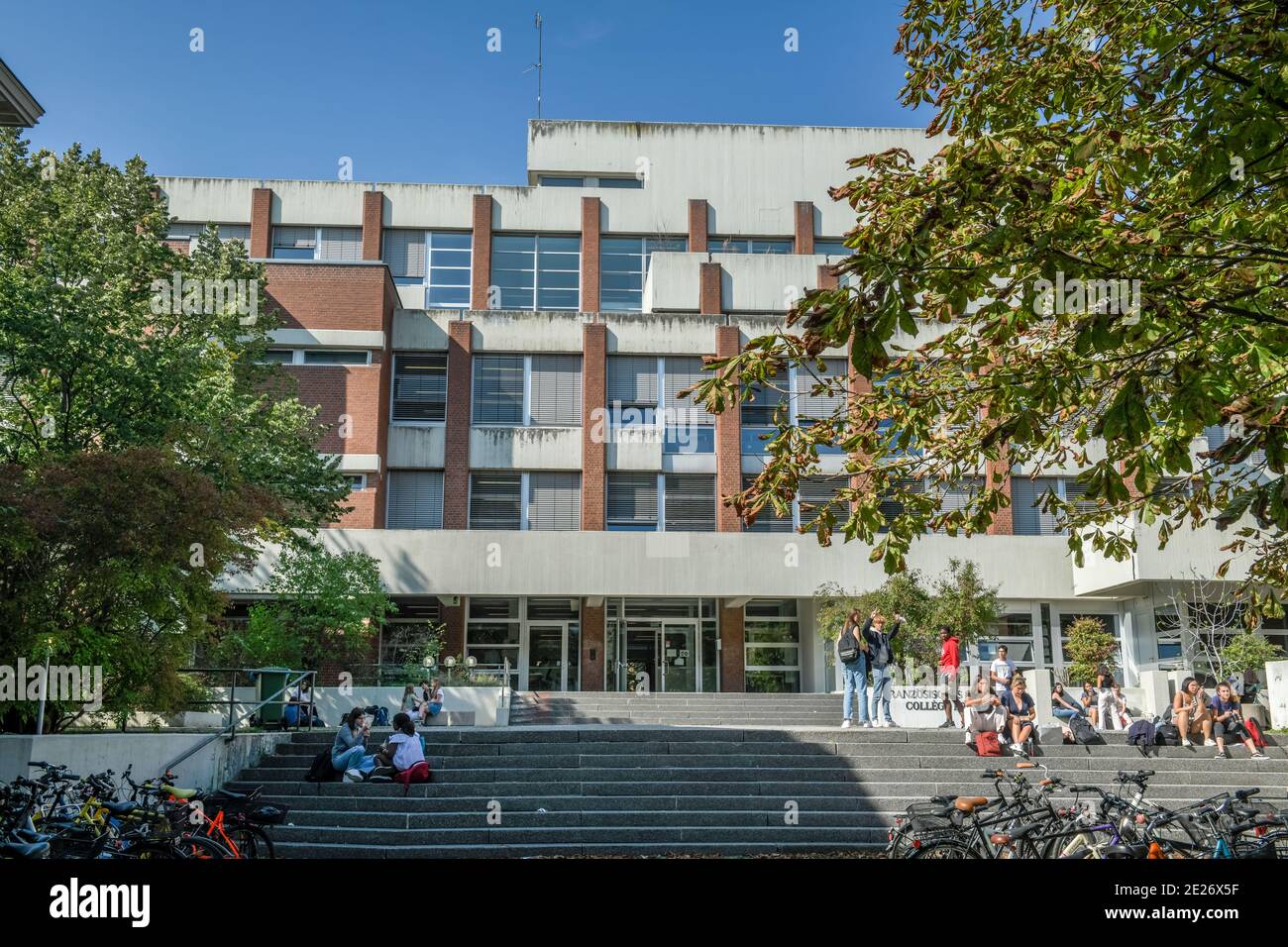 Französisches Gymnasium, Derfflinger Straße, Tiergarten, Mitte, Berlin, Deutschland Stockfoto