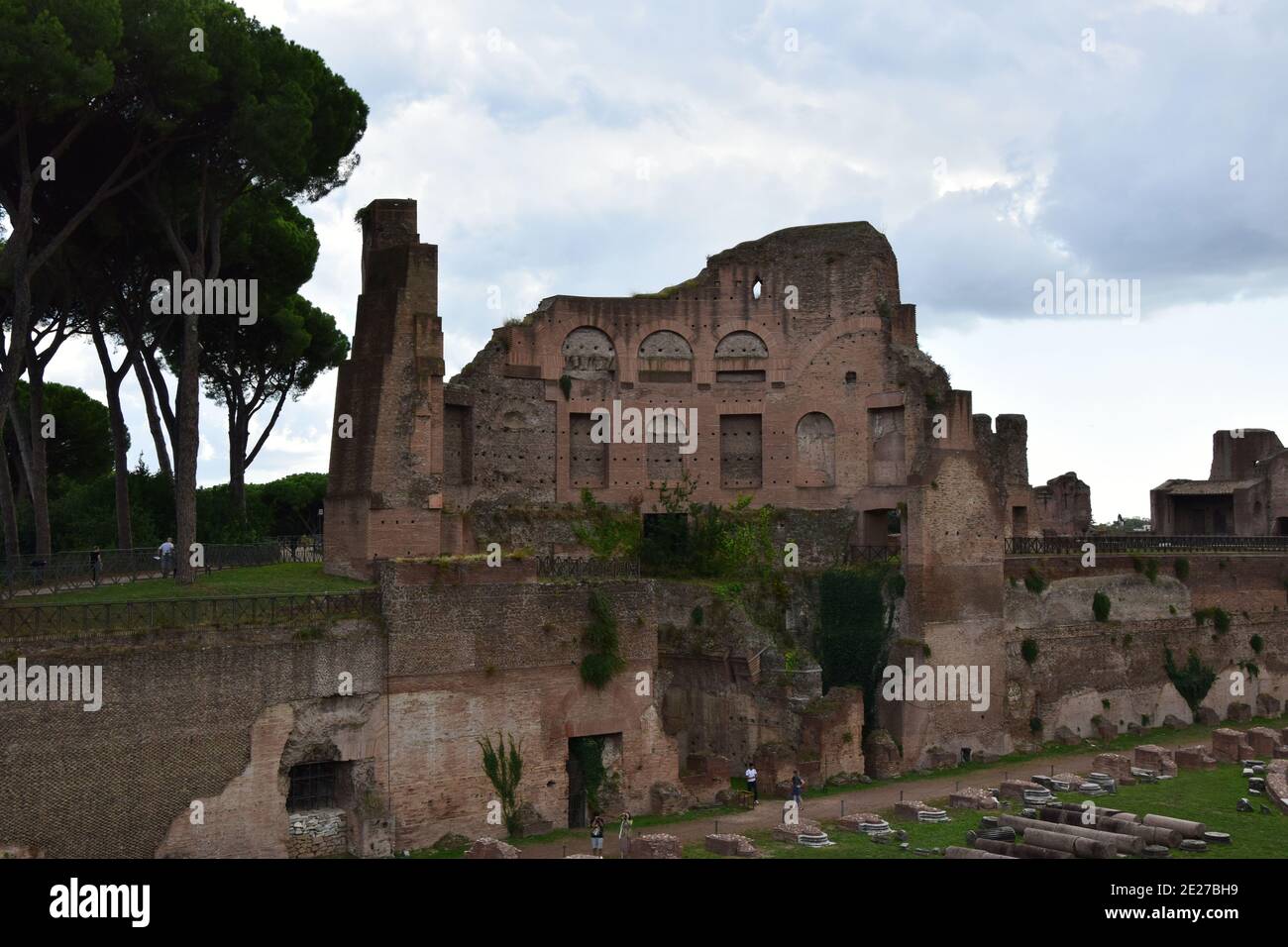 Stadio Palatino von Palatin - Rom, Italien Stockfoto