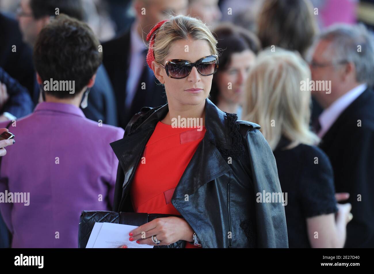 Tatiana Blatnik nimmt an der Bastille Day Parade auf der Champs Elysee Avenue, auf dem Concorde Place in Paris, Frankreich, am 14. Juli 2011 Teil. Foto von Ammar Abd Rabbo/ABACAPRESS.COM Stockfoto