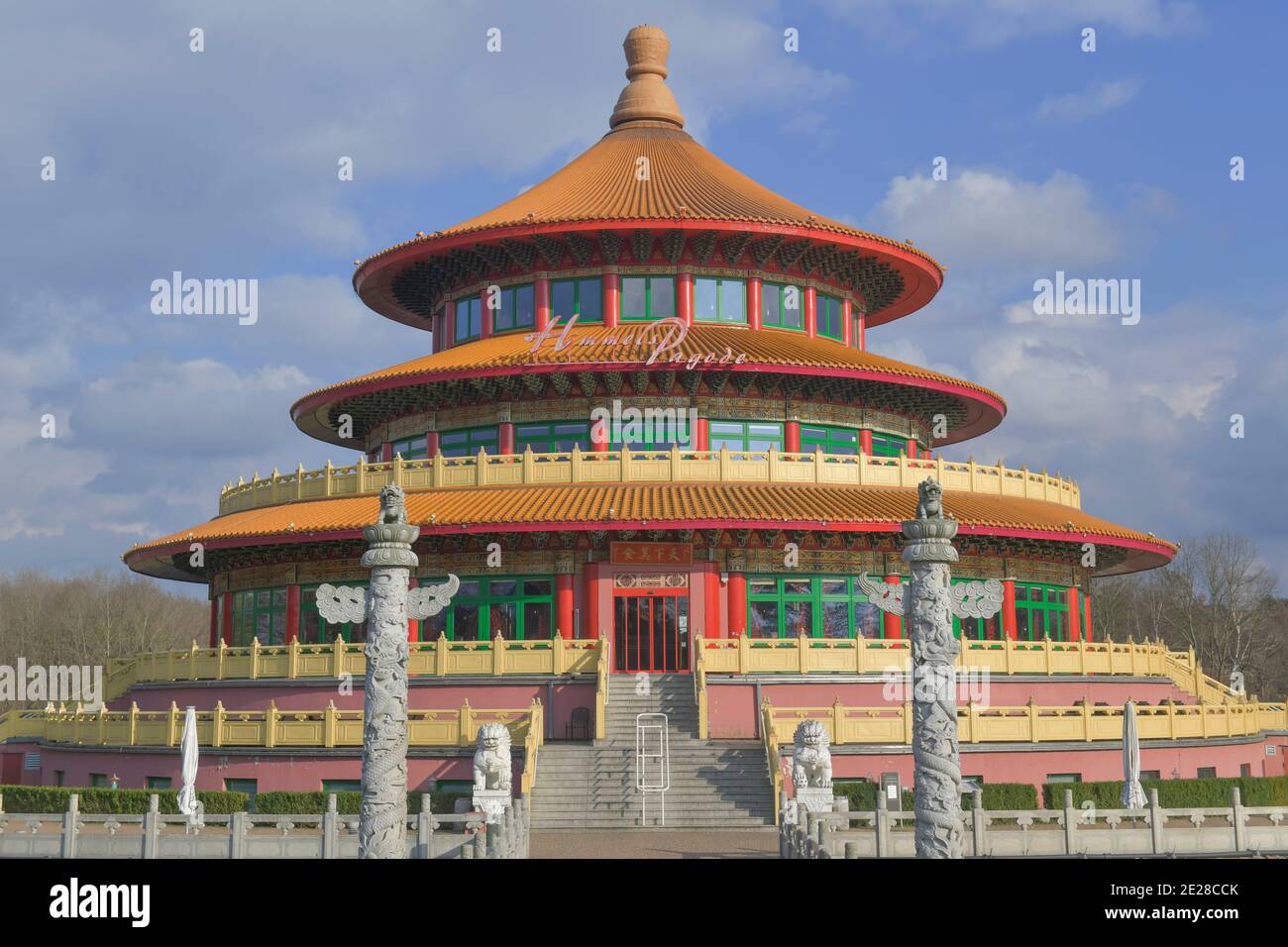 Chinesisches Restaurant Himmelspagode, Birkenwerder, Landkreis Oberhavel, Brandenburg, Deutschland Stockfoto