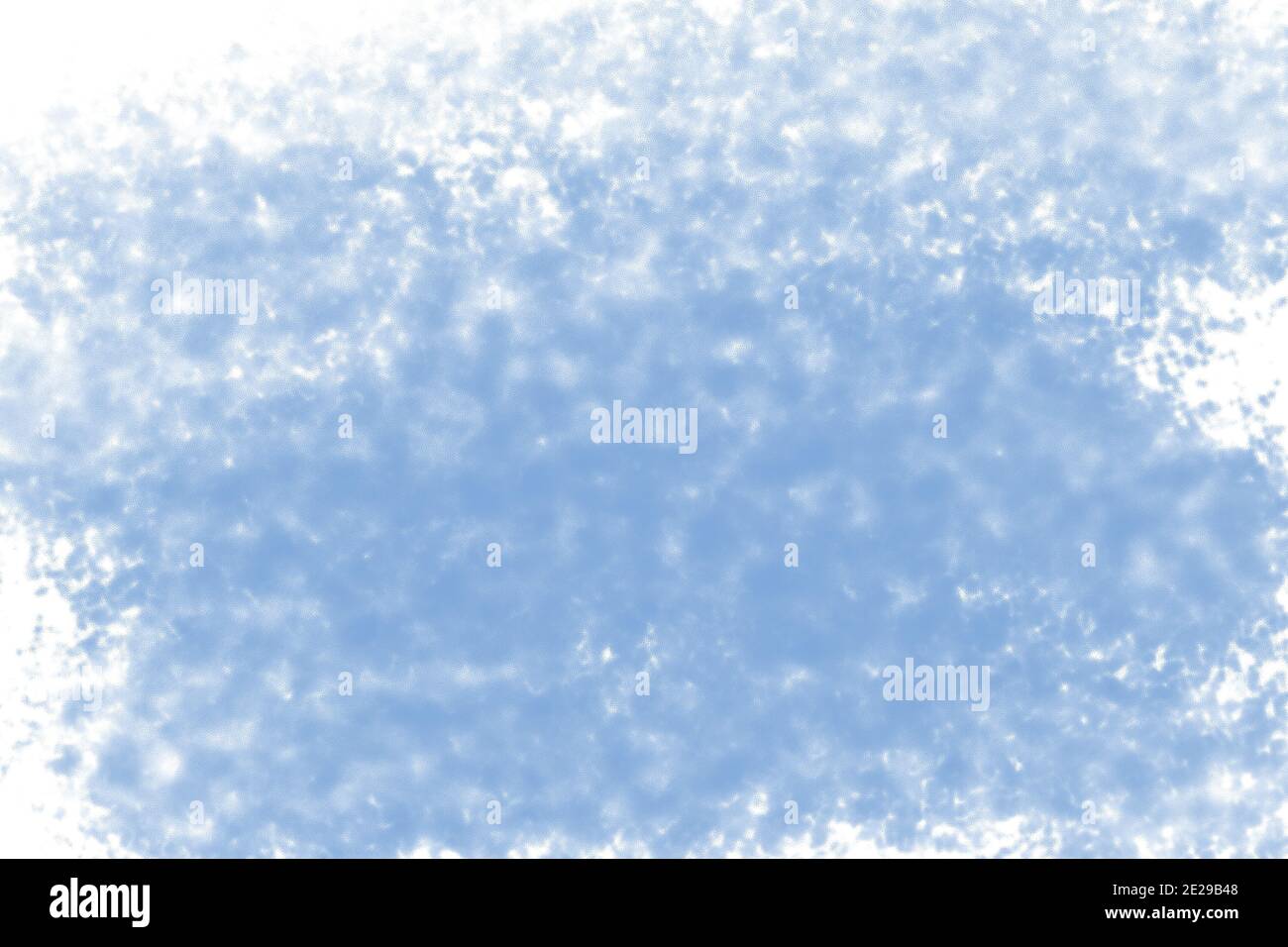 Abstraktes hellblaues Aquarell für Hintergrund Stockfoto