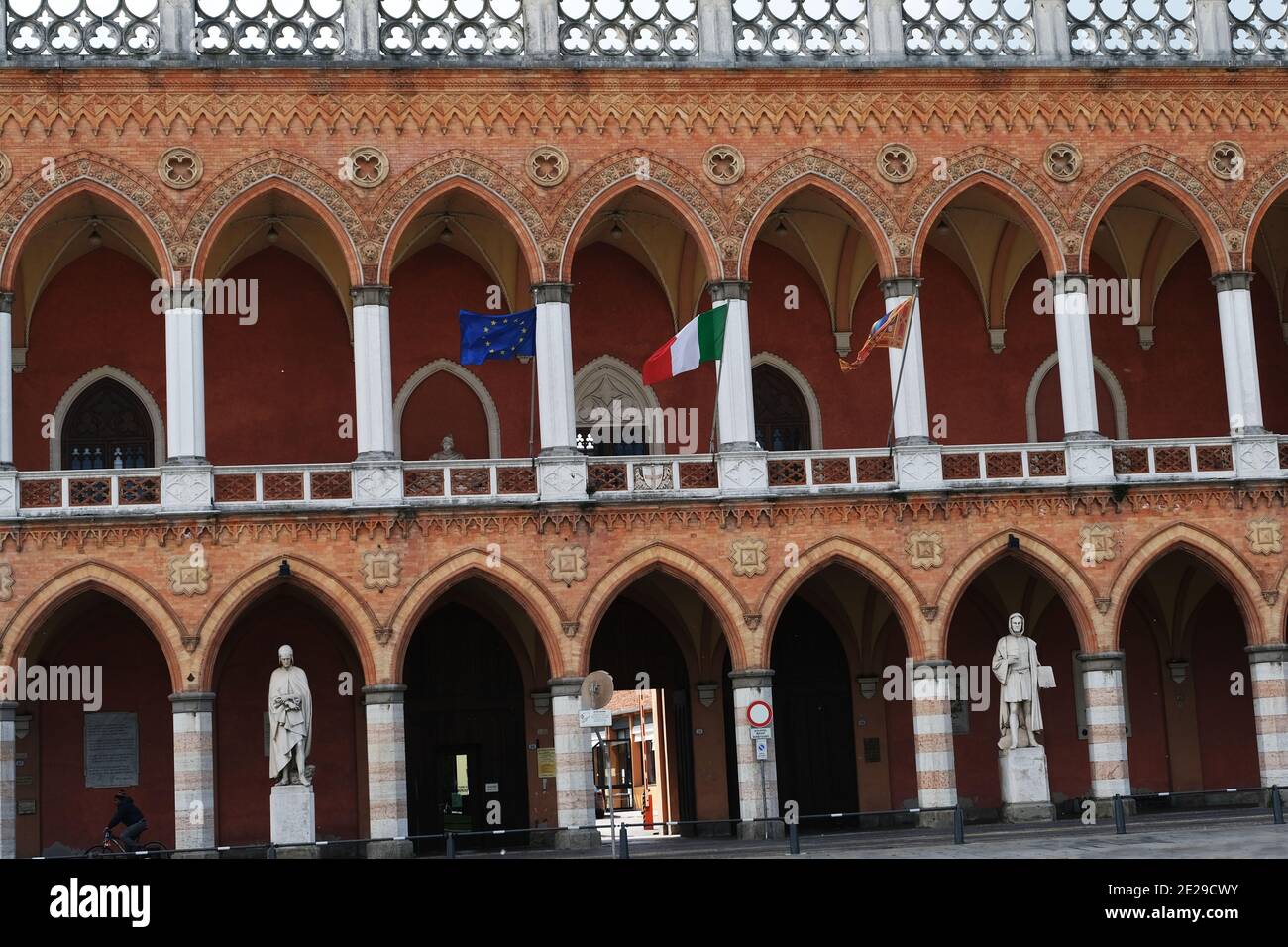 Die Loggia Amulea in Padua Italien Stockfoto