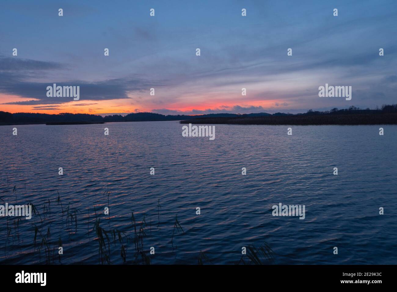 Braslav Seen. Der See im Norden der Republik Weißrussland Stockfoto