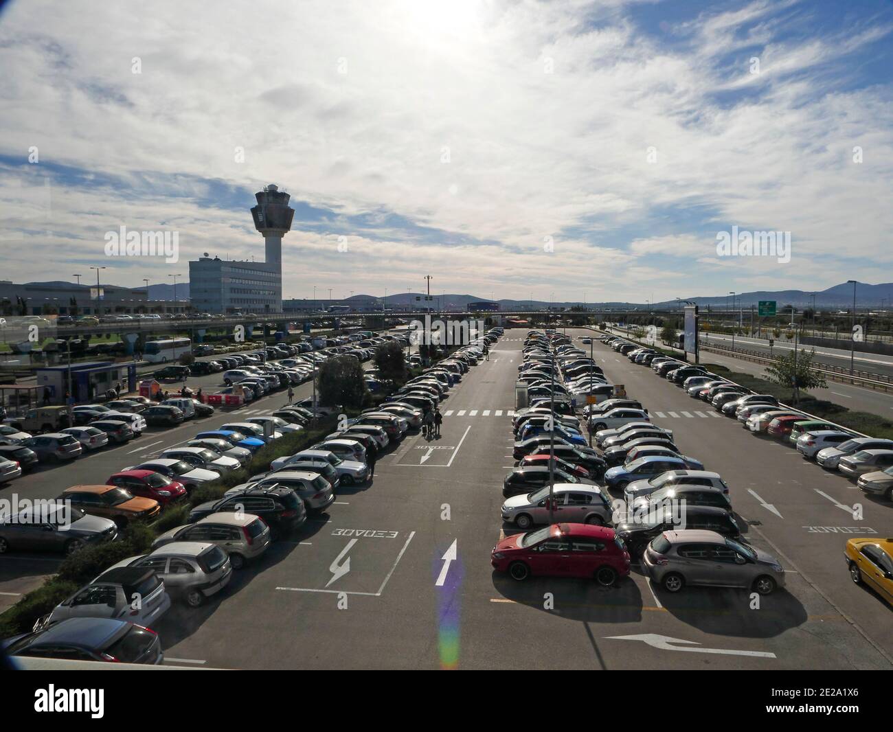 Griechenland Athen Internationaler Flughafen Stockfoto