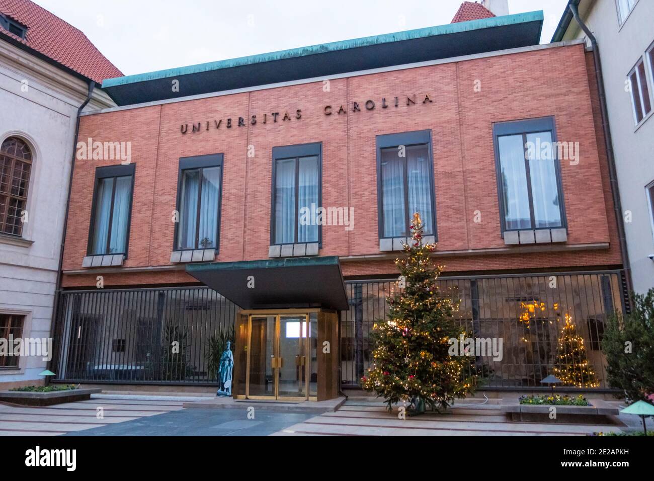 Universitas Carolina, Charles Universtiy, Karolinum, Ovocny trh, Prag, Tschechische Republik Stockfoto