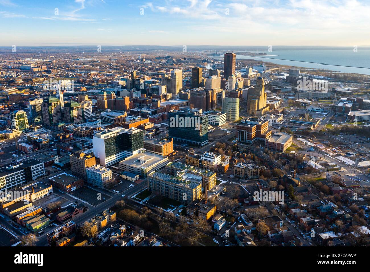 Downtown Buffalo, NY, USA Stockfoto