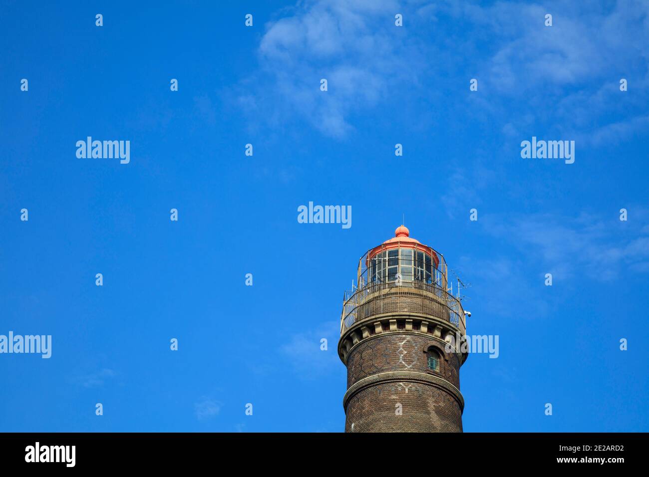 Leuchtturm in Borkum, Ostfriesische Insel, ostfriesland, Niedersachsen, Deutschland, Europa Stockfoto