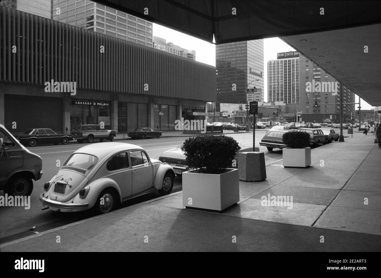 Urban Landscape, Philadelphia, USA, 1976 Stockfoto