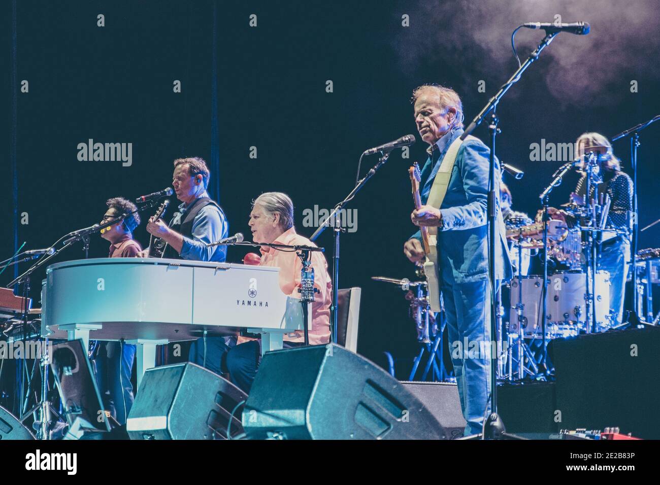 Brian Wilson von den Beach Boys tritt live in Liverpool, England, Großbritannien auf. Stockfoto