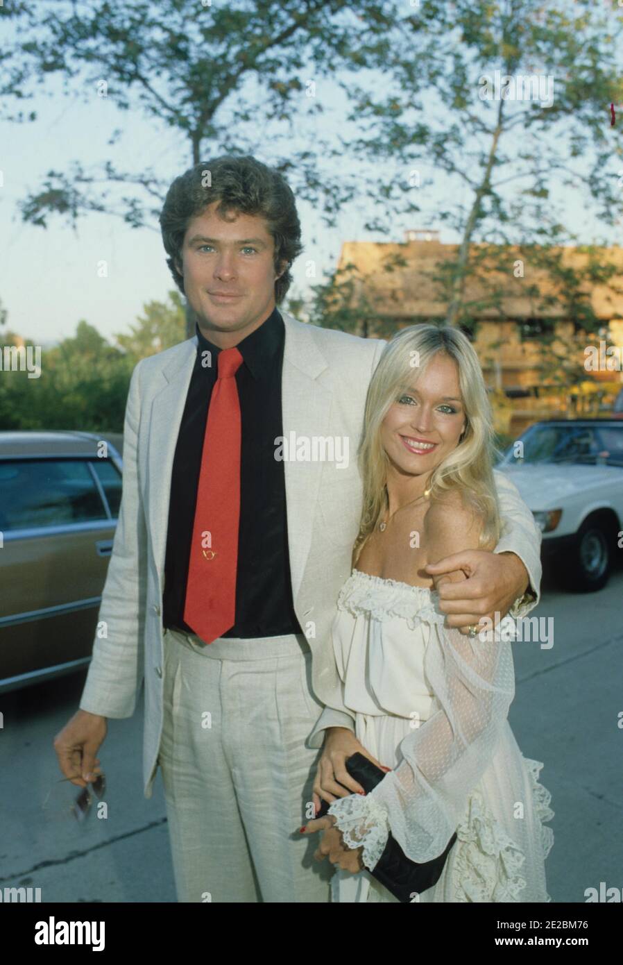 Catherine Hickland und David Hasselhoff Quelle: Ralph Dominguez/MediaPunch Stockfoto