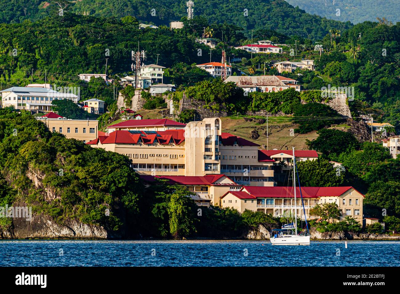 St. George's Hospital, Grenada Stockfoto
