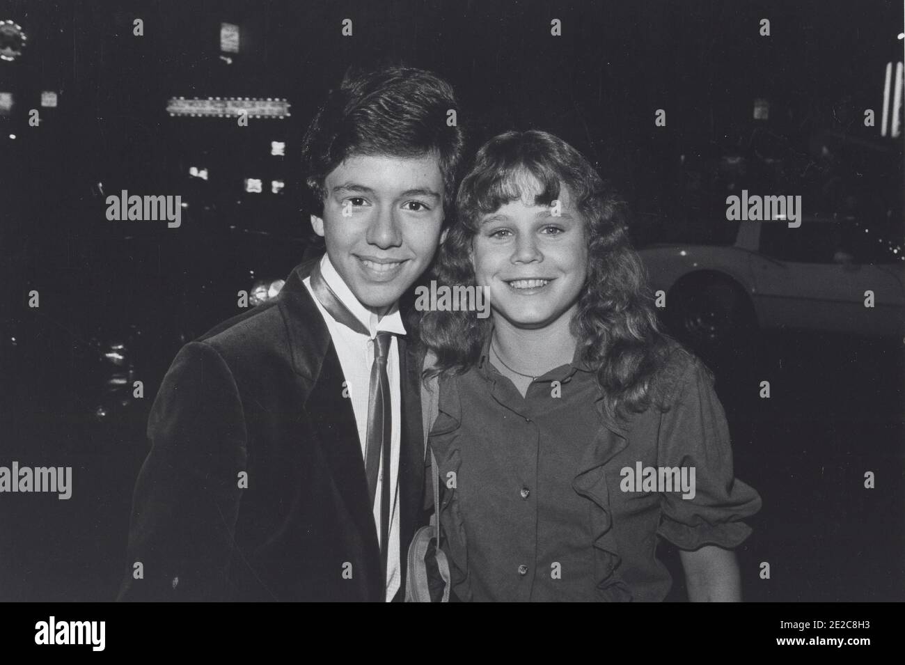 Glenn Scarpelli mit Dana Hill zur Eröffnung von Joseph and His Amazing Technicolor Dreamcoat , Pantages Theatre in Hollywood Credit: Ralph Dominguez/MediaPunch Stockfoto