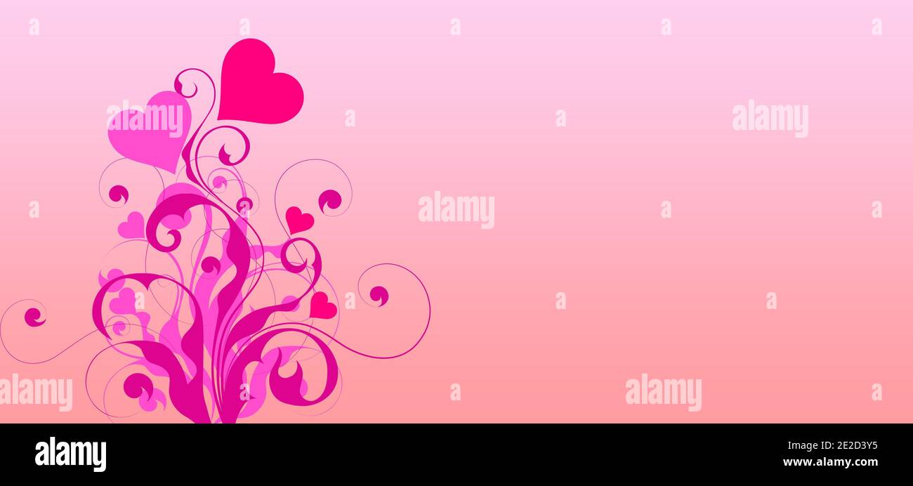 Valentinstag Hintergrund Stockfoto