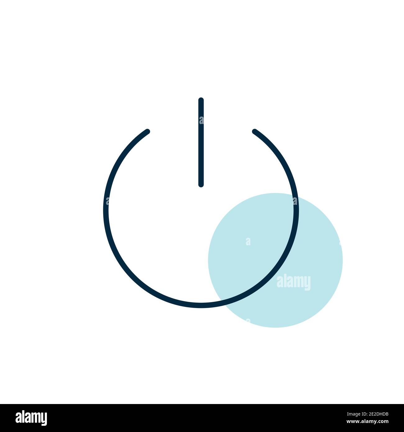 Ein/aus-Schalter-Vektor-Flat-Symbol. Graph Symbol für Musik und Sound ...