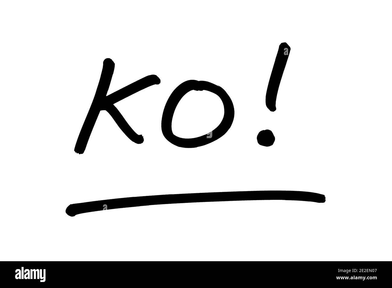 Knocking out Ausgeschnittene Stockfotos und -bilder - Alamy