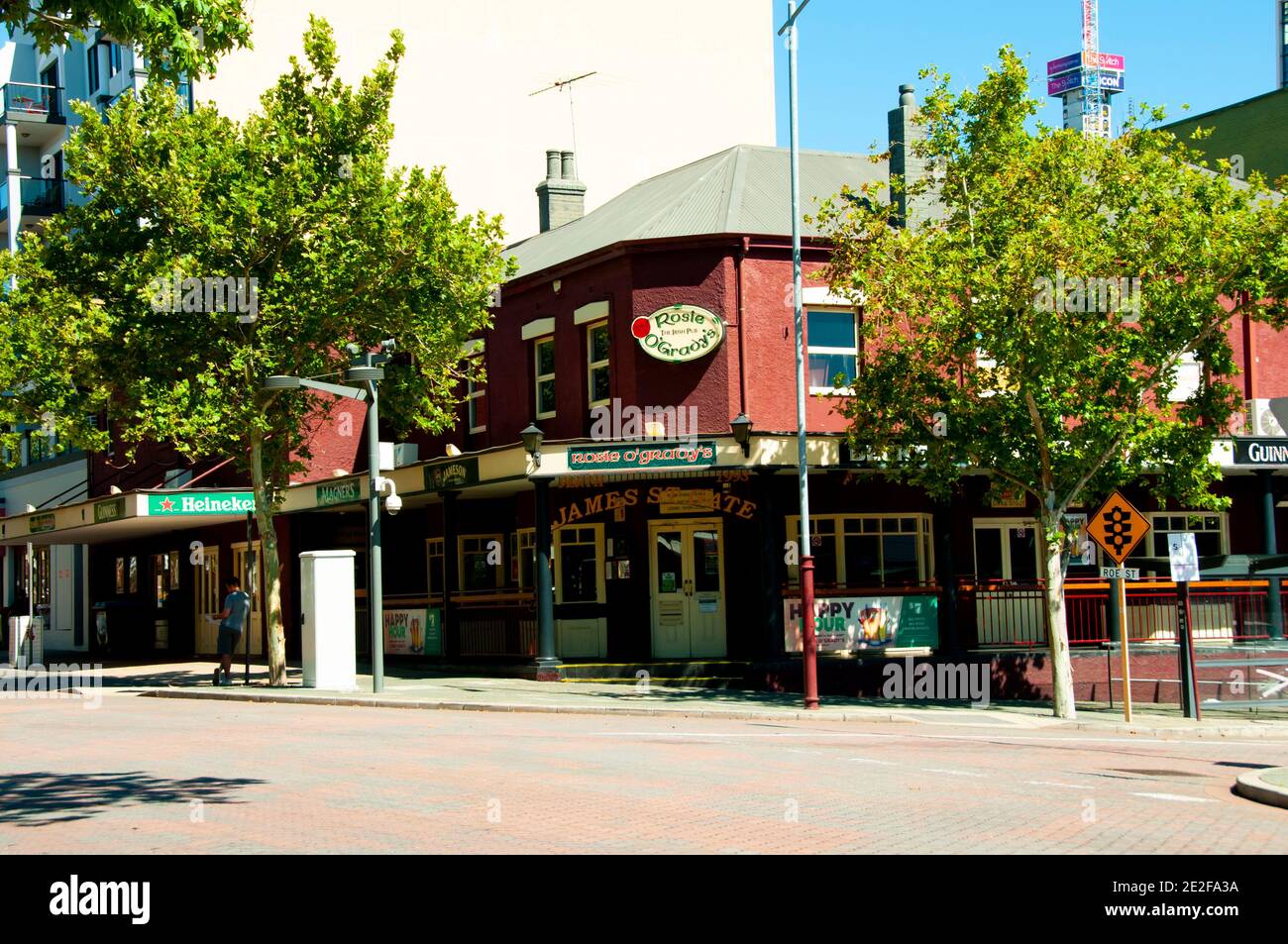 Perth, Australien - 23. November 2020: Legendärer Rosie O'Grady's Irish Pub in Northbridge Stockfoto