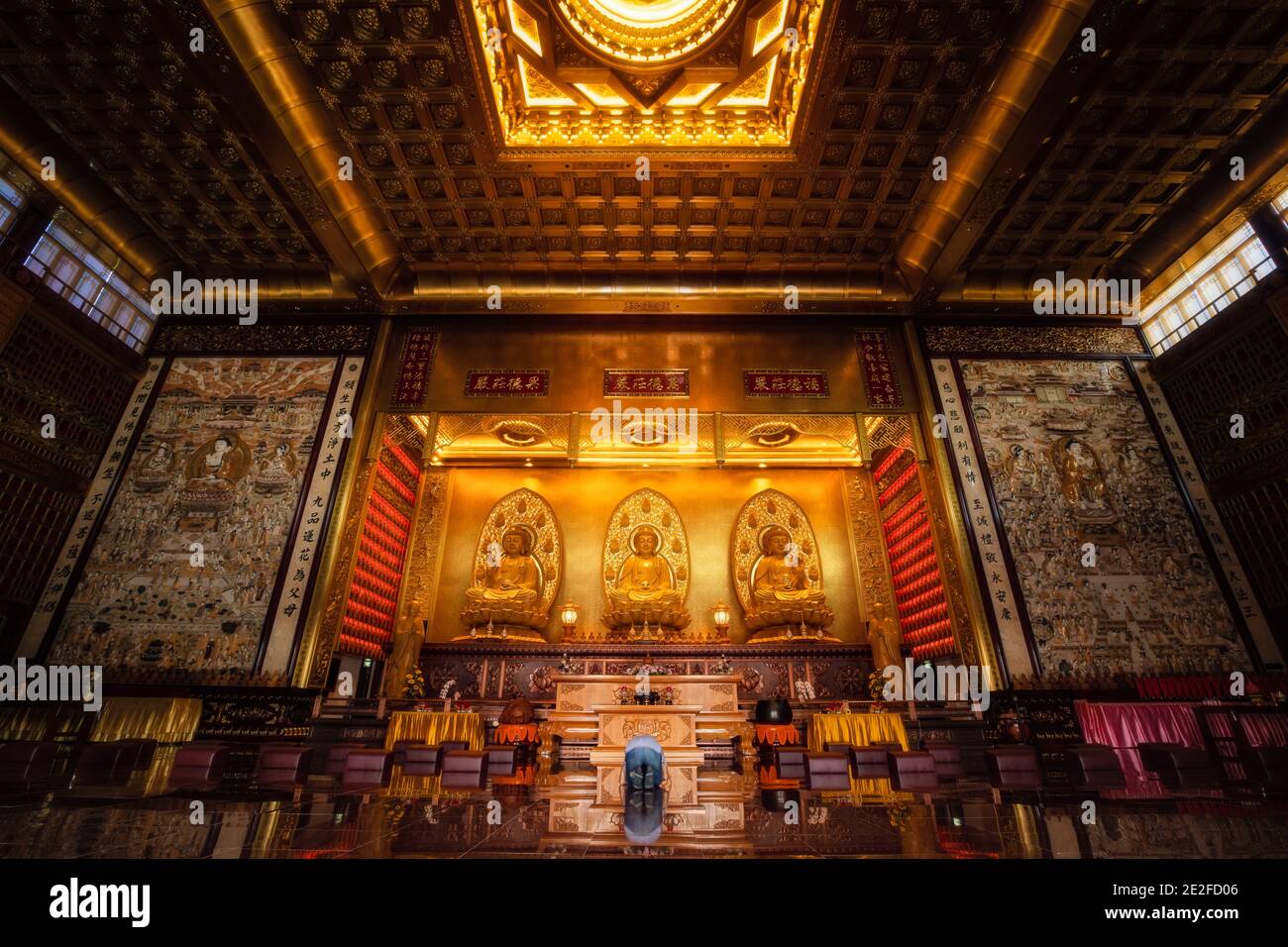 FO Guang Shan Thaihua Tempel, bangkok thailand Stockfoto