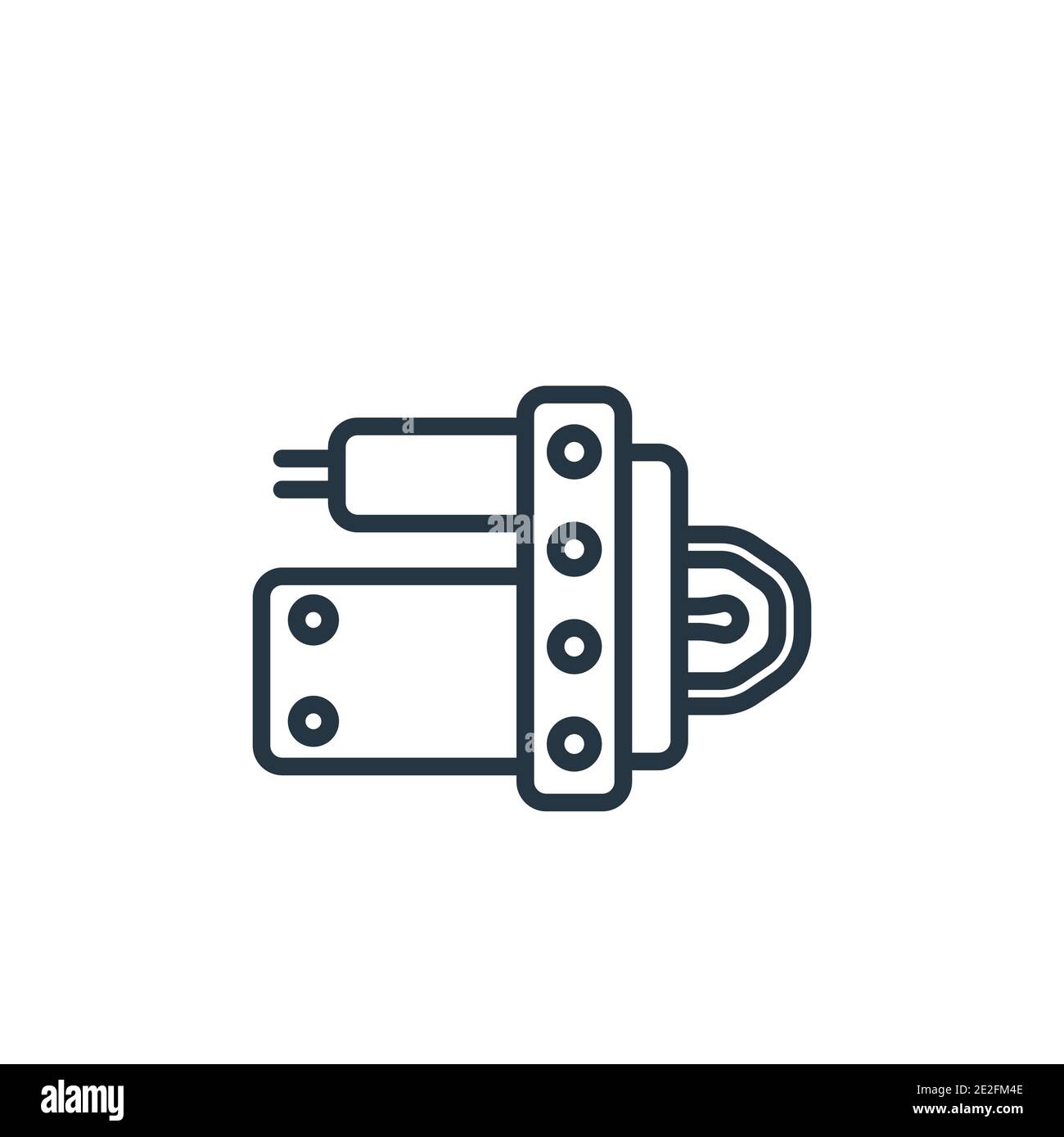Autostarter-symbol flache illustration des autostarter-vektorsymbols für  webdesign