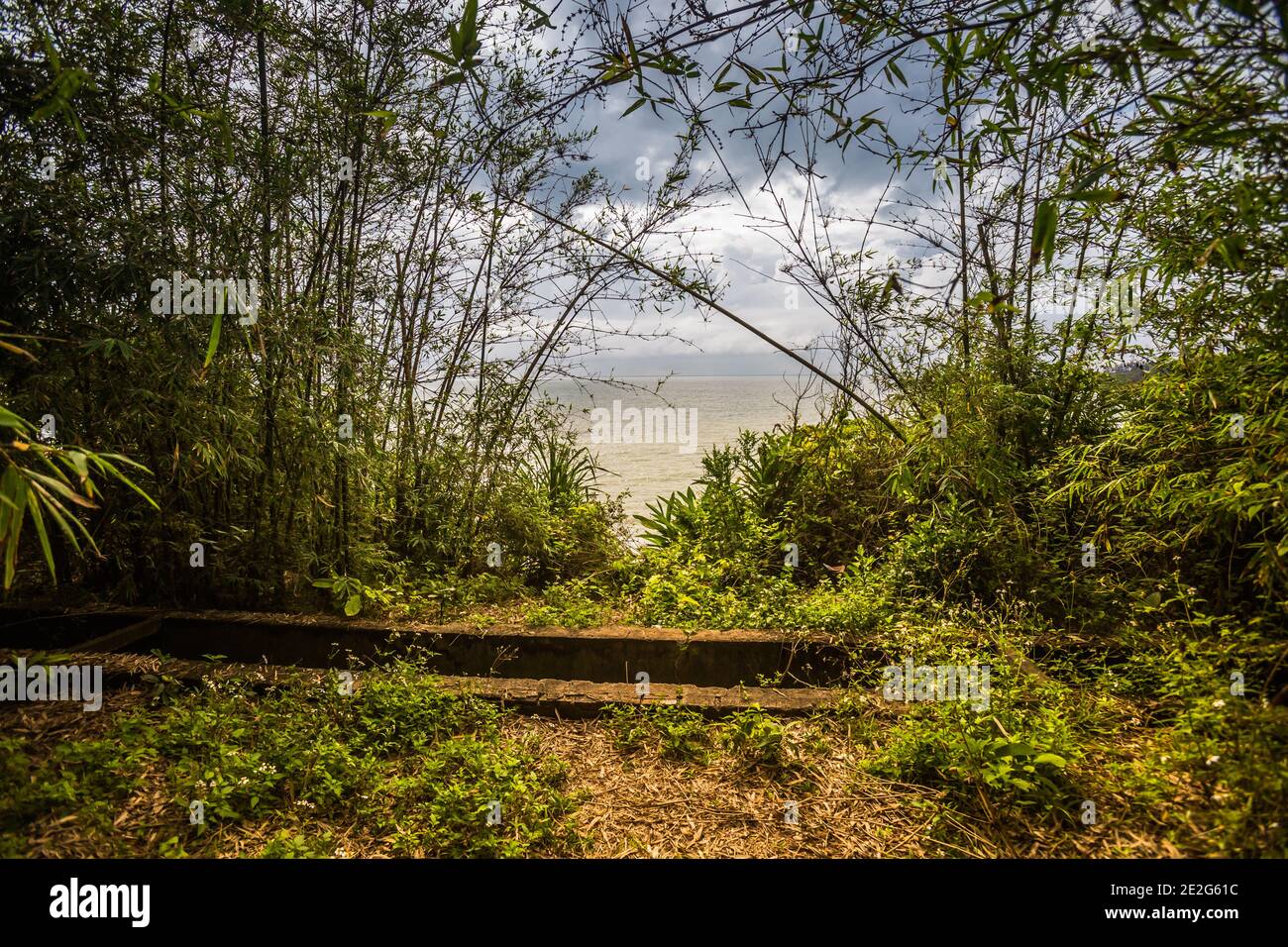 Vinh MOC Tunnel in Vietnam, Quang Tri, Donh Ha. Stockfoto