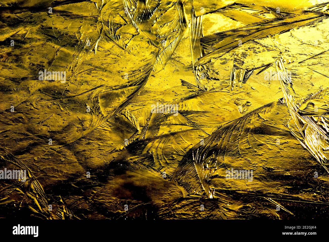 Goldene bunte Farbe Textur. Elegante Tintenlackoberfläche Stockfoto