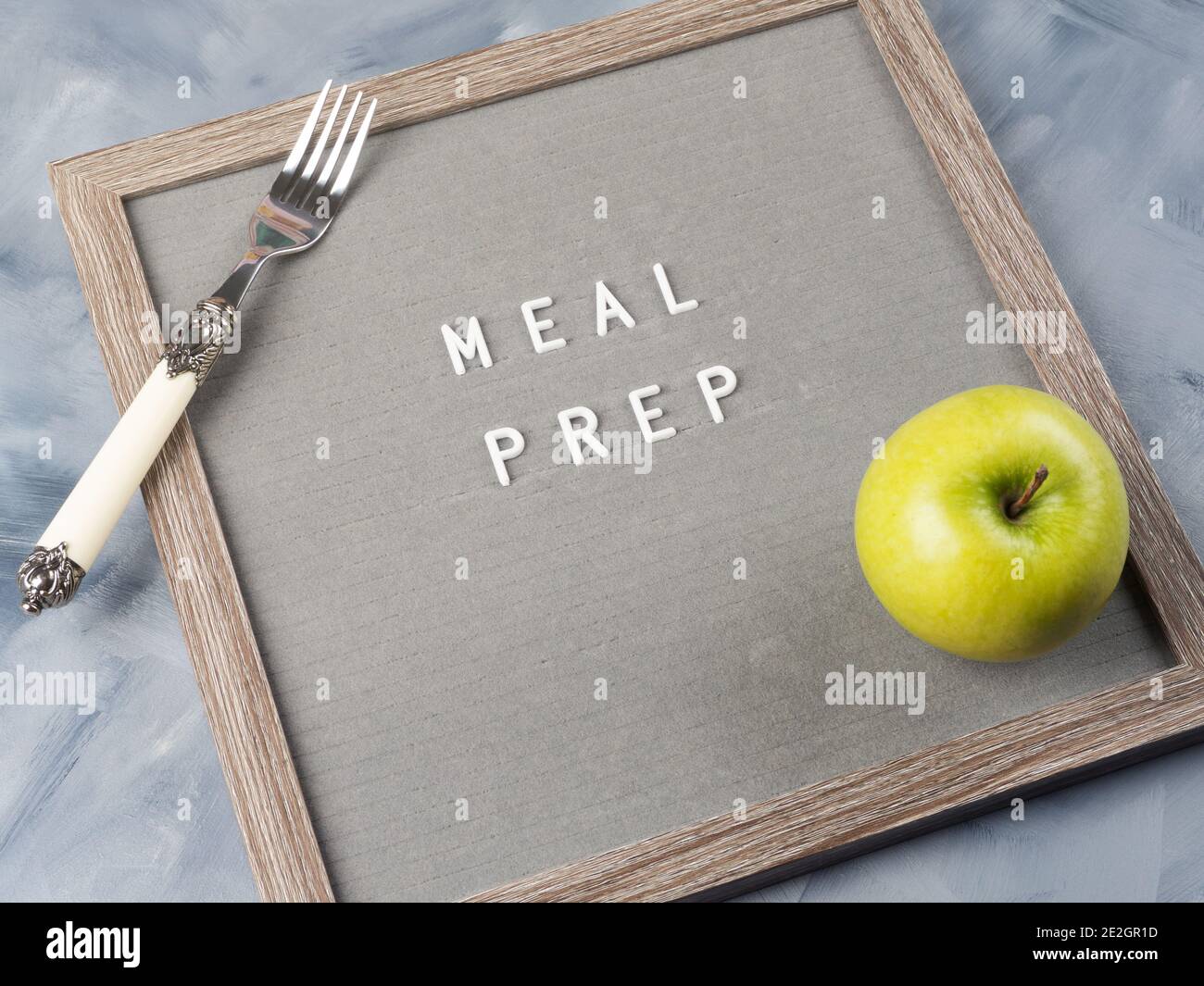 Konzept für die Zubereitung von Mahlzeiten mit Brieftafel Stockfoto