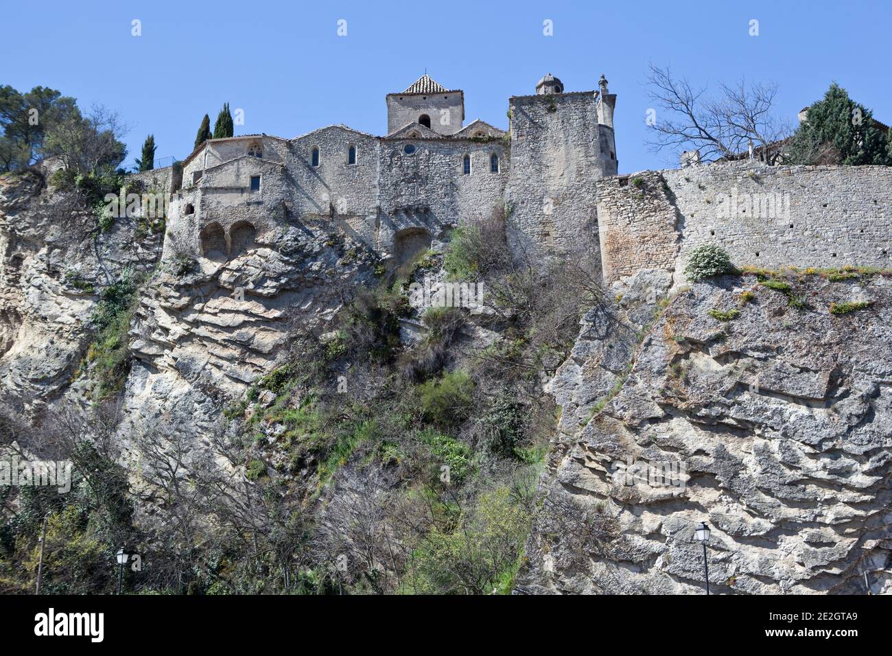 Vaison-la-Romaine : die Kathedrale (11-12. Jahrhundert) Stockfoto