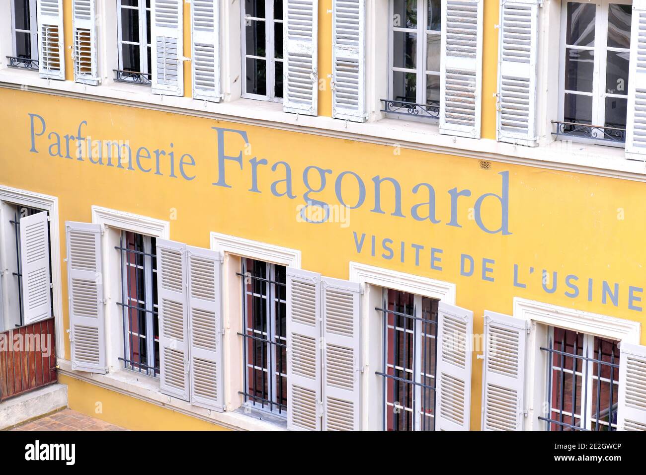 Grasse (Südostfrankreich): Fragonard Parfumeur. Das Internationale Parfümmuseum in der Parfümhauptstadt der Welt Stockfoto