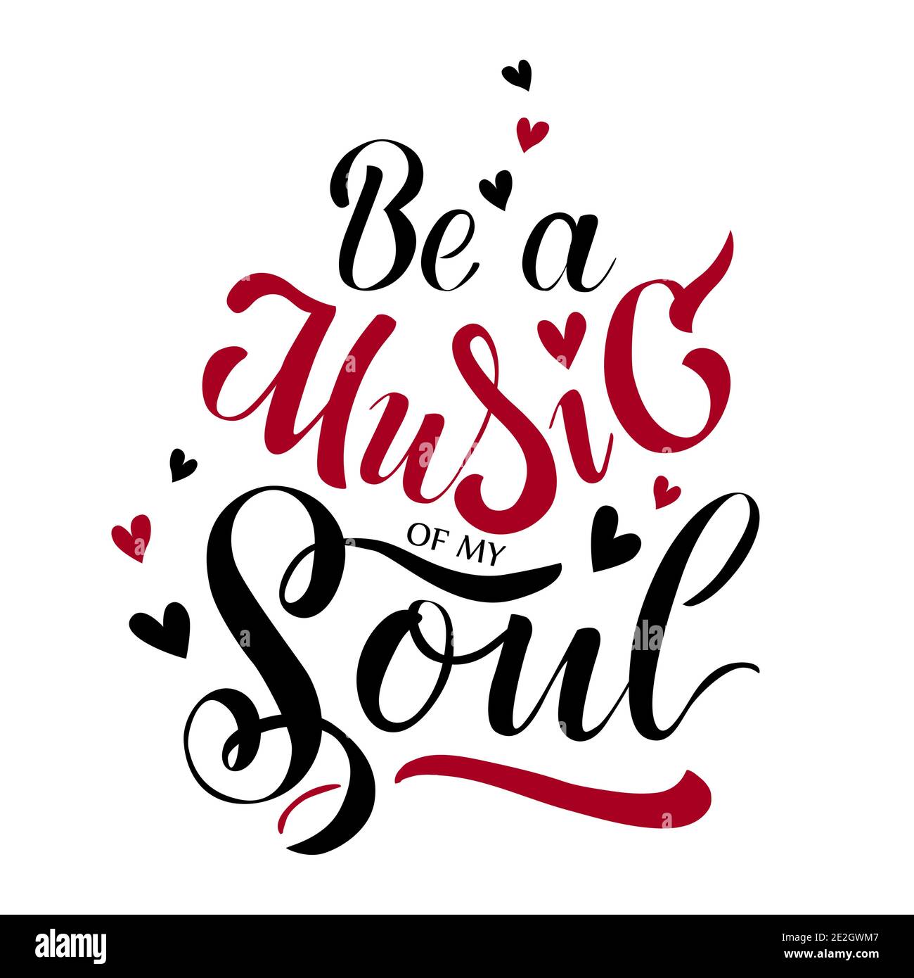 Musik meines Herzens Stock Vektor