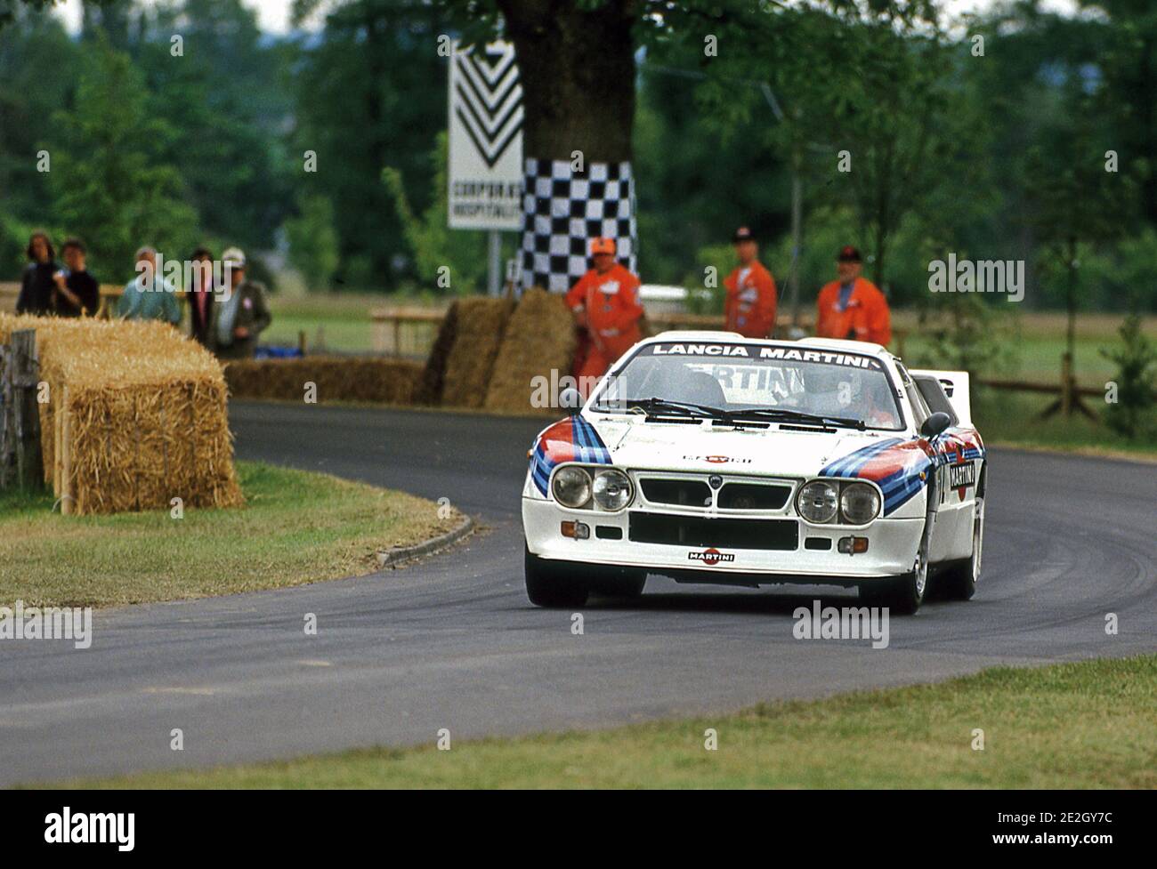 Lancia 037 beim Goodwood Festival of Speed 1996 Stockfoto