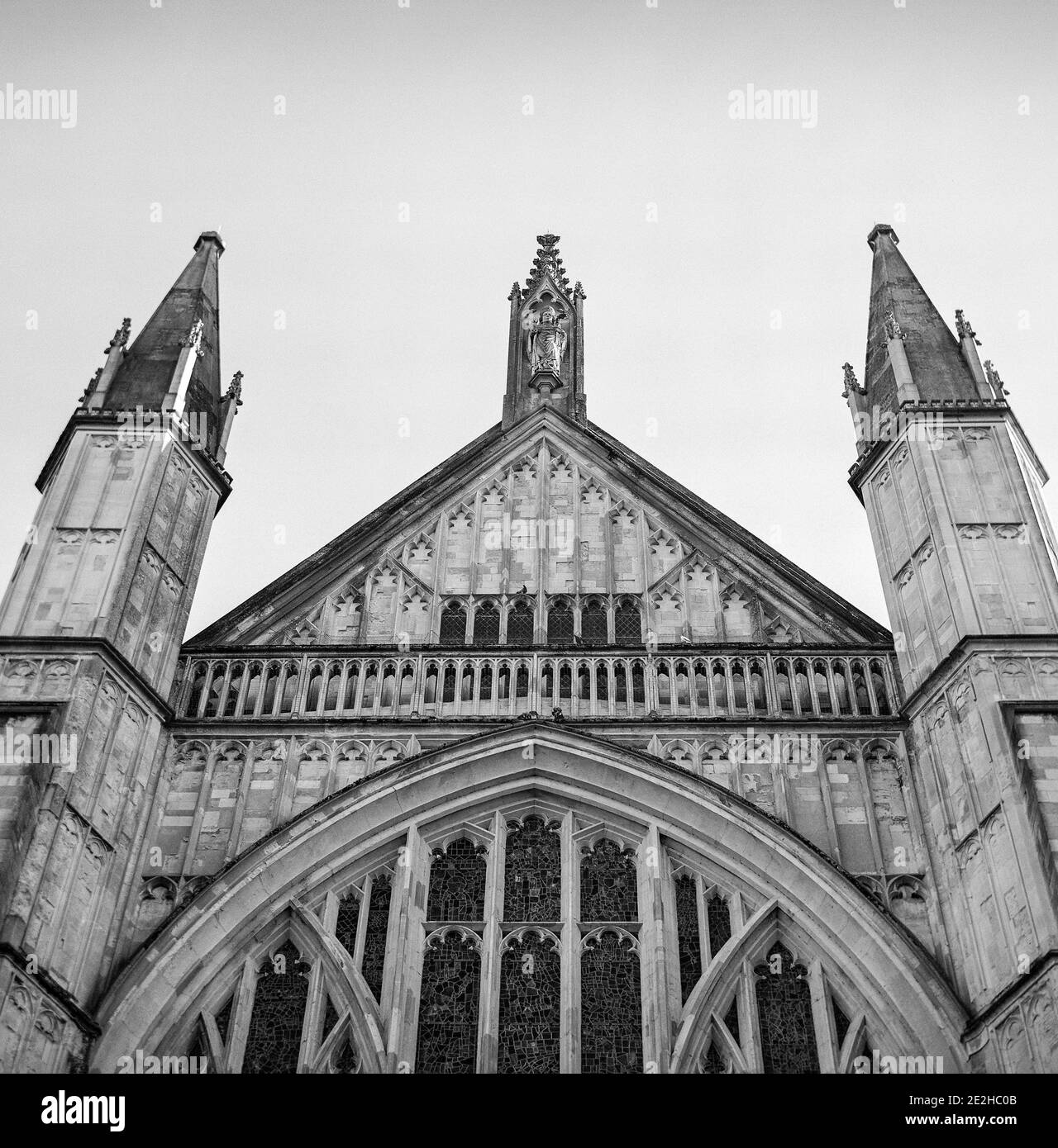 Winchester Cathedral, Winchester, Hampshire, England, Vereinigtes Königreich. Stockfoto