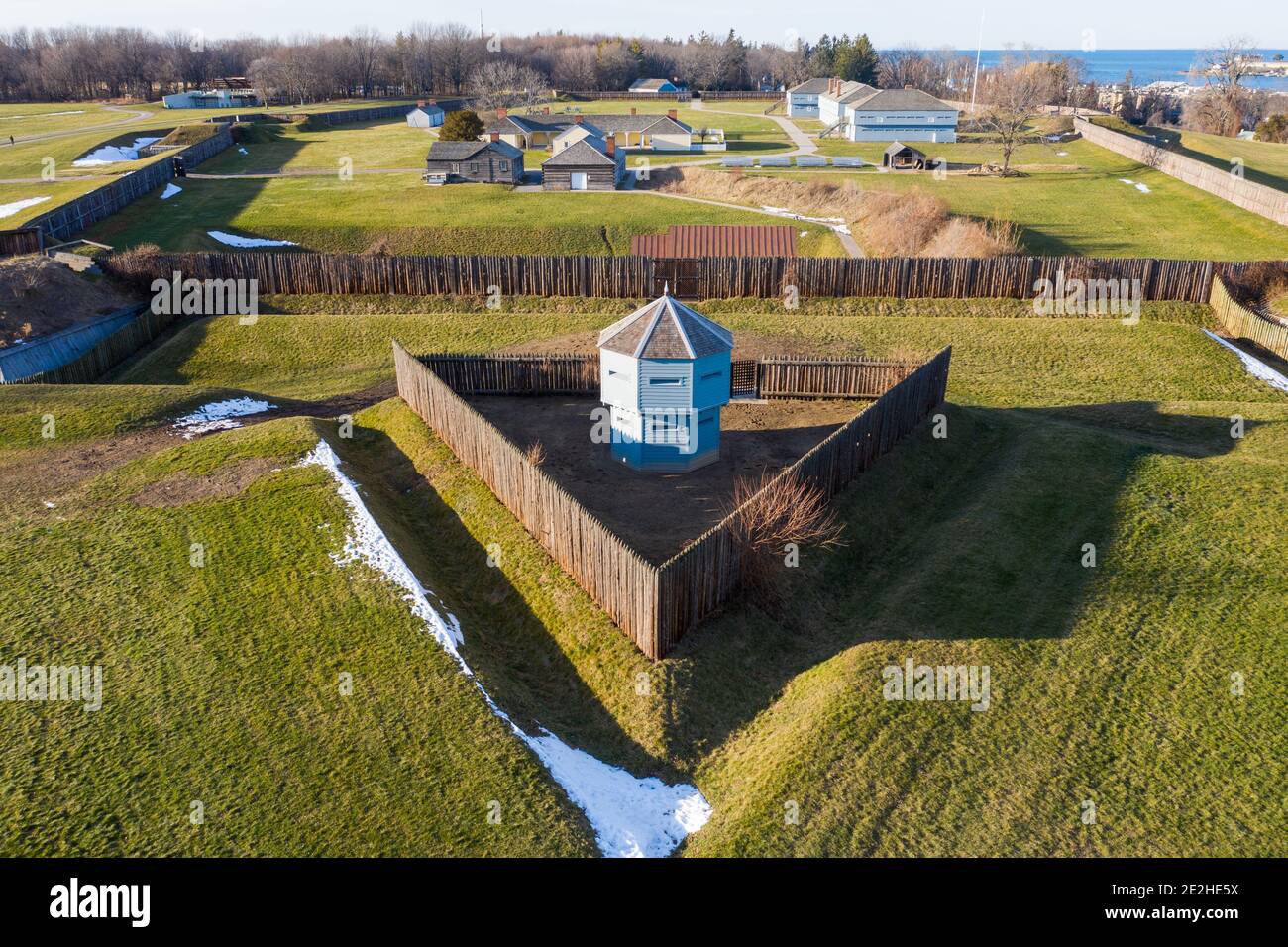 Fort George National Historic Site, Niagara-on-the-Lake, Ontario, Kanada Stockfoto