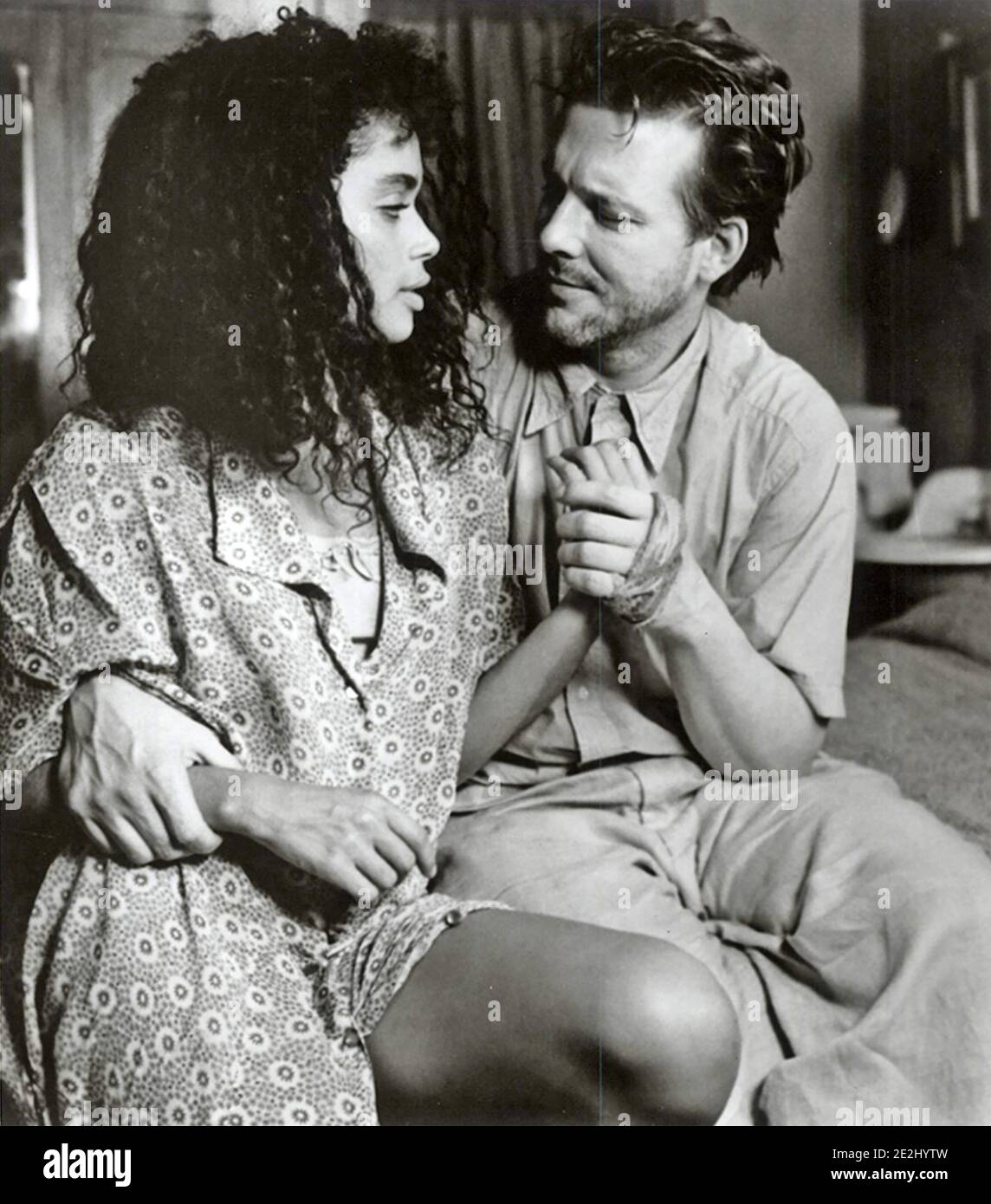 ANGEL HEART 1987 Tri-Star Pictures Film mit Mickey Rourke und Lisa Bonet Stockfoto
