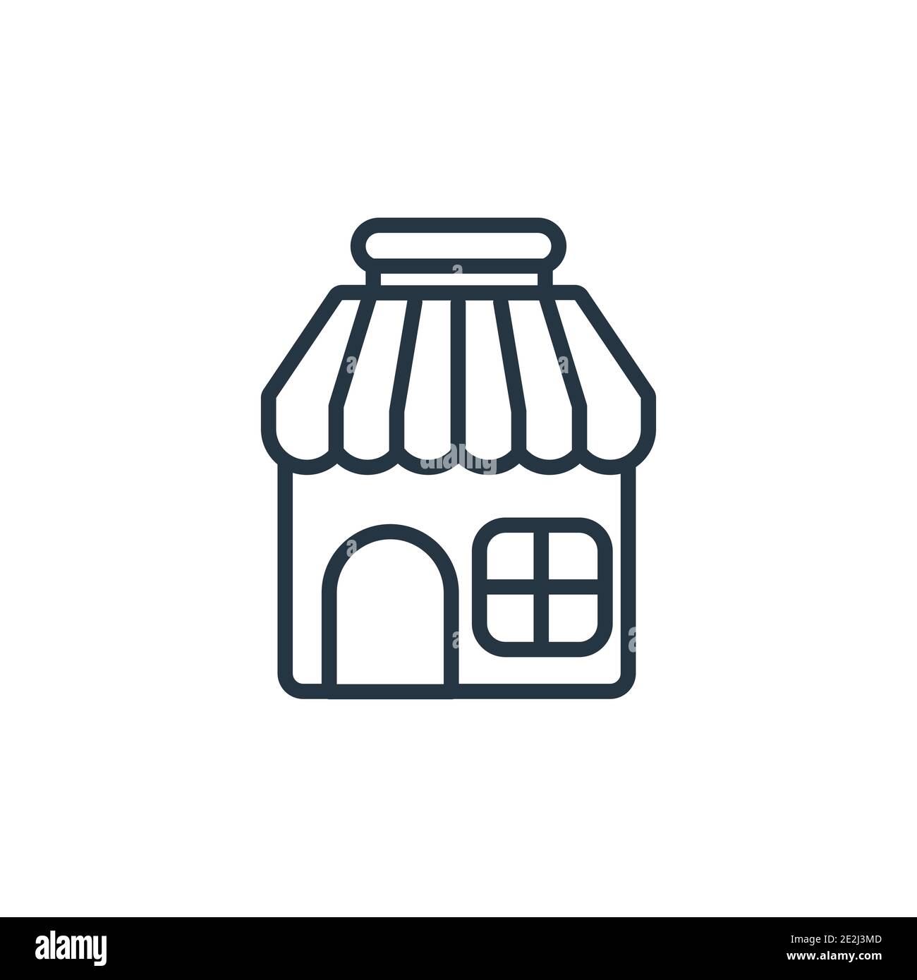 Barbershop-Vektorsymbol. Dünne Linie schwarz Barbershop Symbol, flache Vektor einfache Element Illustration von editierbaren Hotel-und Restaurant-Konzept ist Stock Vektor