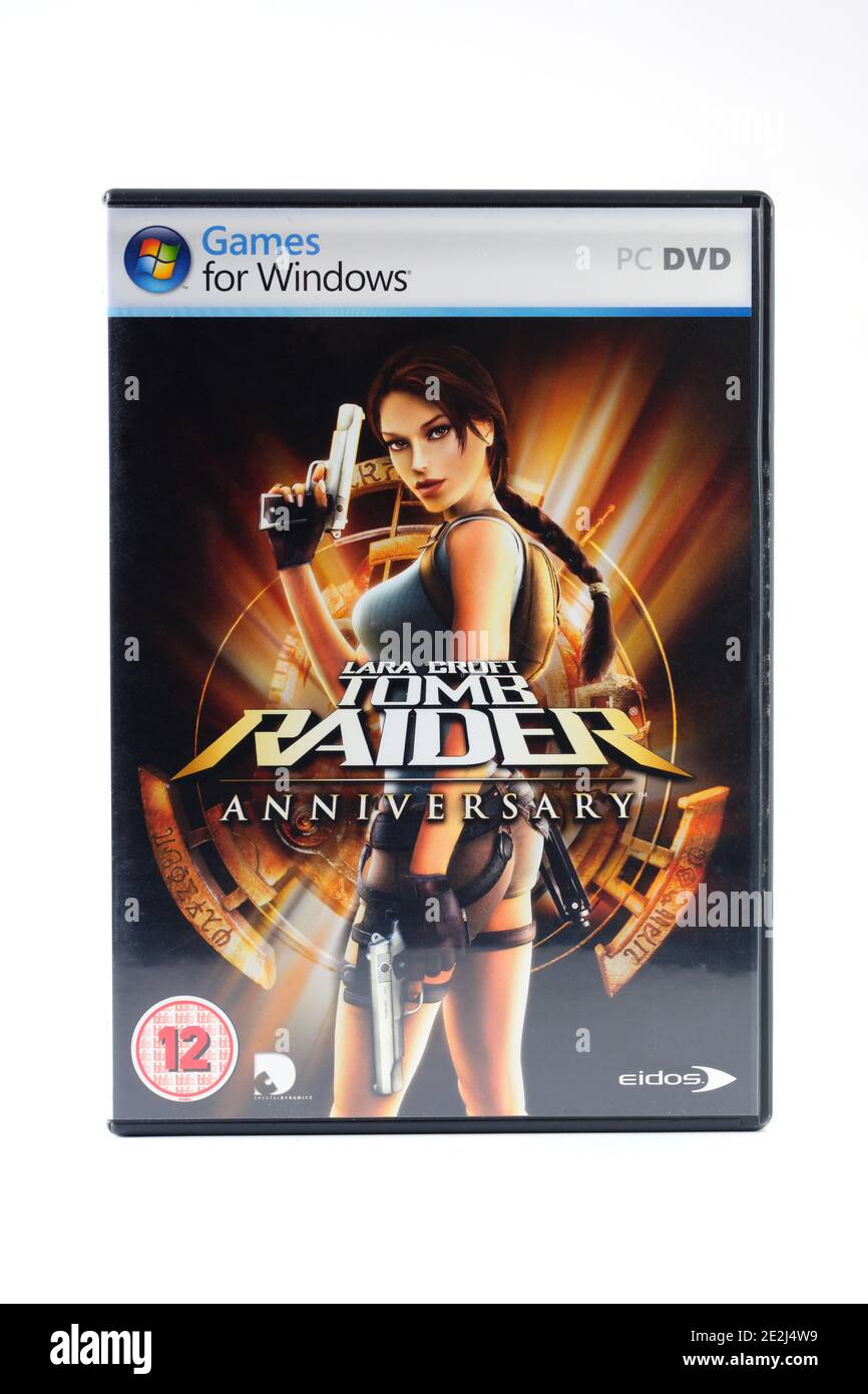Tomb Raider Anniversary Spiel von 2007 ein Action-Abenteuer-Video-Spiel Co-entwickelt von Crystal Dynamics und Buzz Monkey Software. Veröffentlicht von Eidos Stockfoto