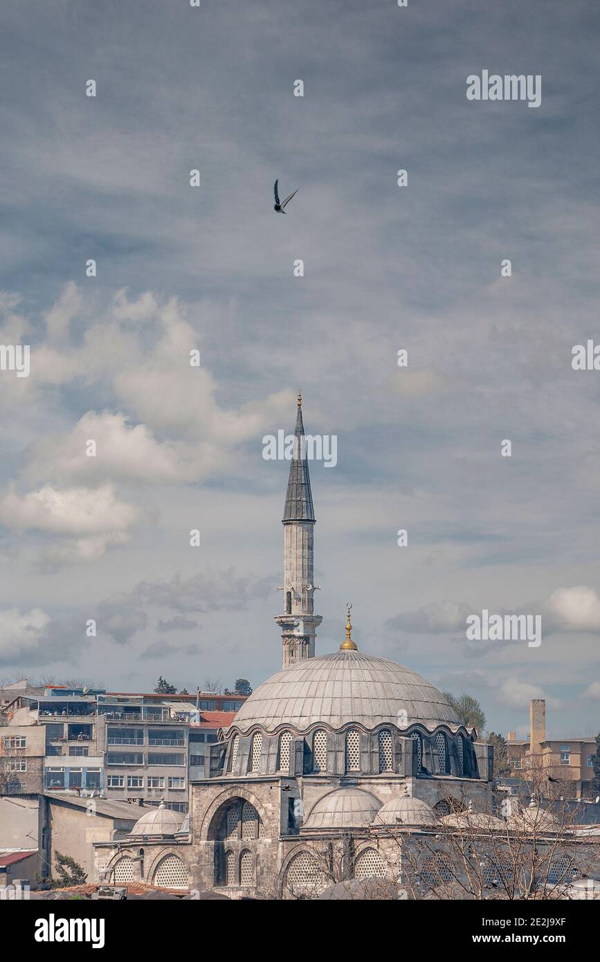 Eine der kleineren Moscheen in der Stadt, wurde es von Rustem Pasa im Jahr 1561 gebaut und ist bekannt für die sehr feinen Fliesen, die innen und außen wa Stockfoto