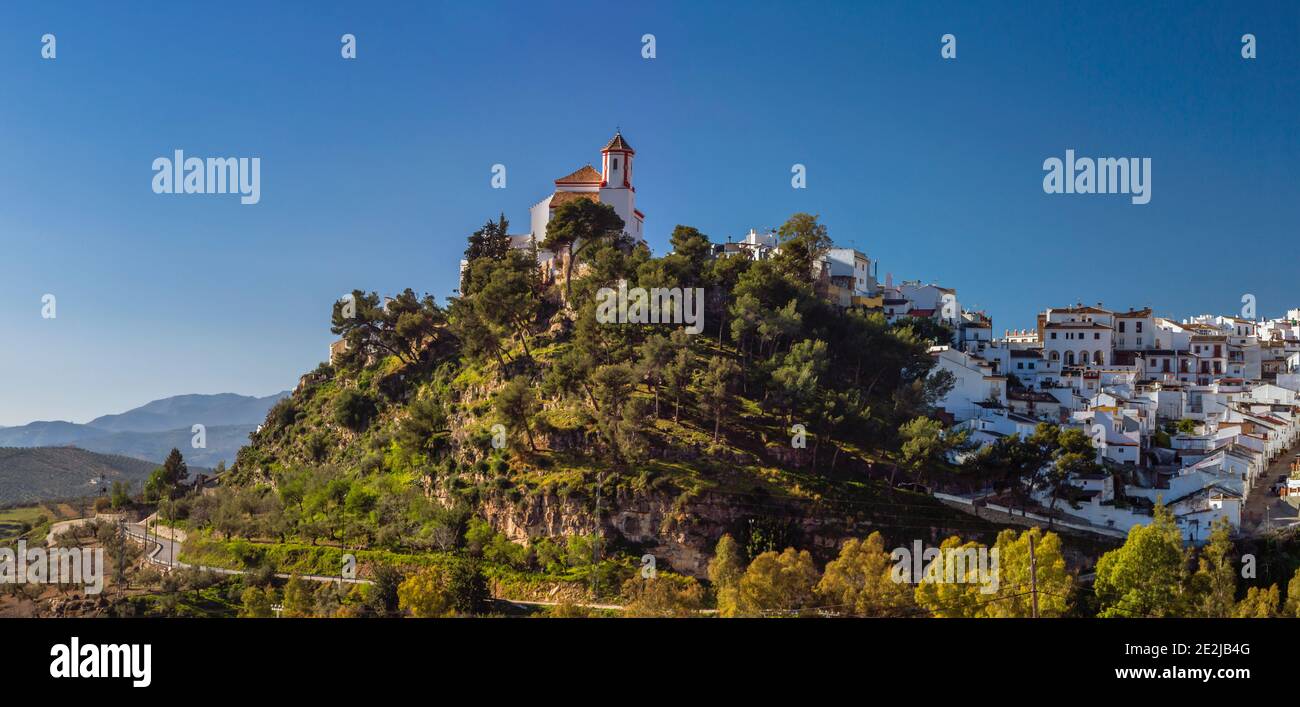 Alozaina, Provinz Malaga, Andalusien, Südspanien. Stockfoto