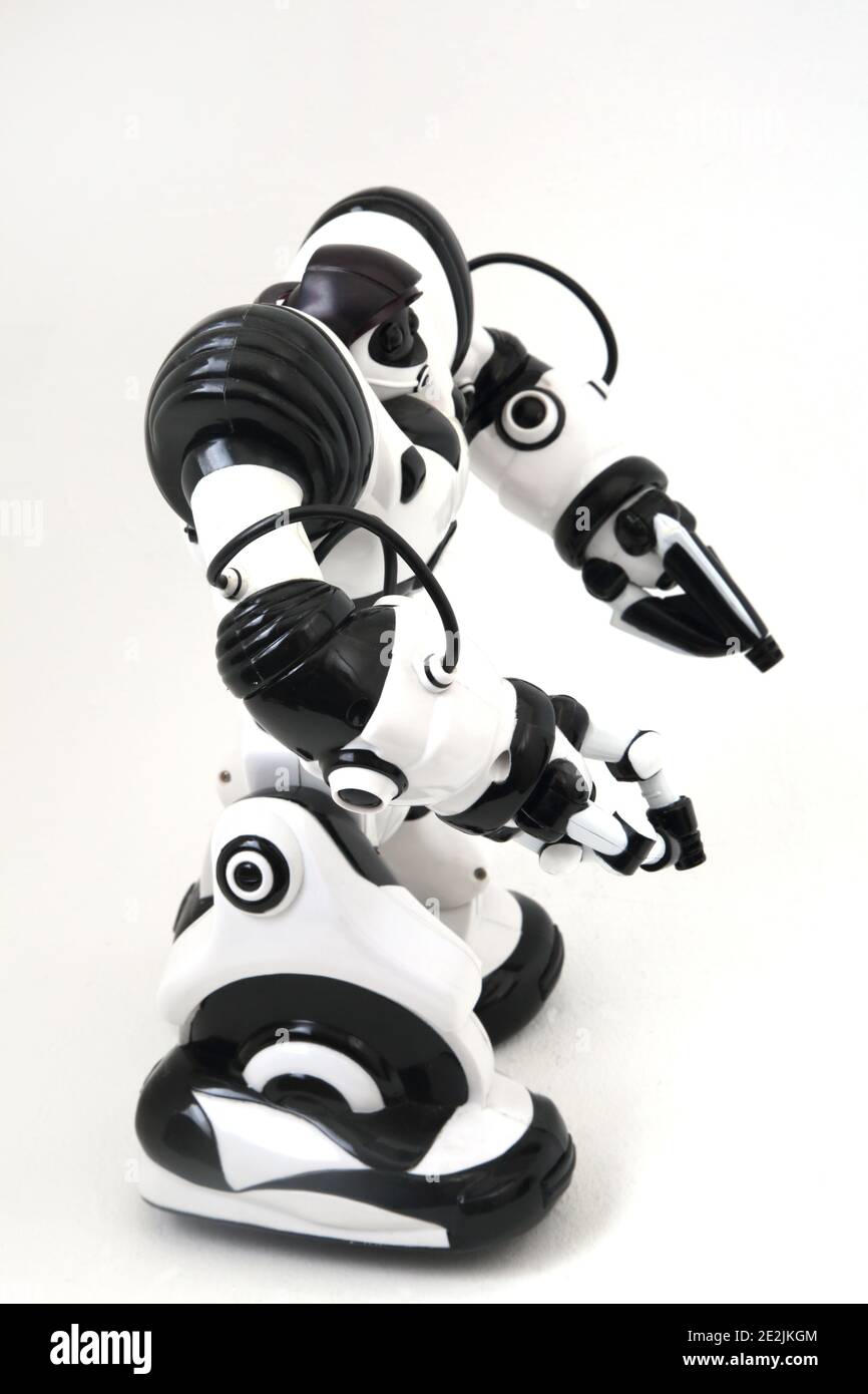 Wowee Robosapien Walking Greifen Batterie Roboter Stockfoto