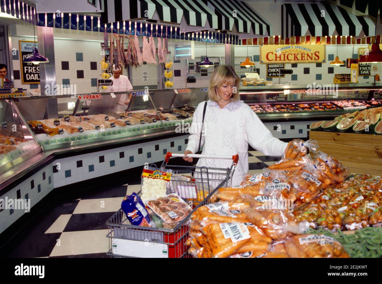 Sydney Australia St Ives Supermarkt Mother Shopping Stockfoto