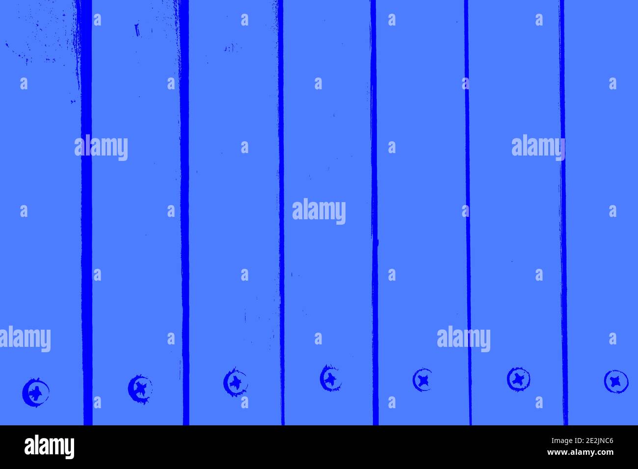 Blau Lackierte Boards Stock Vektor