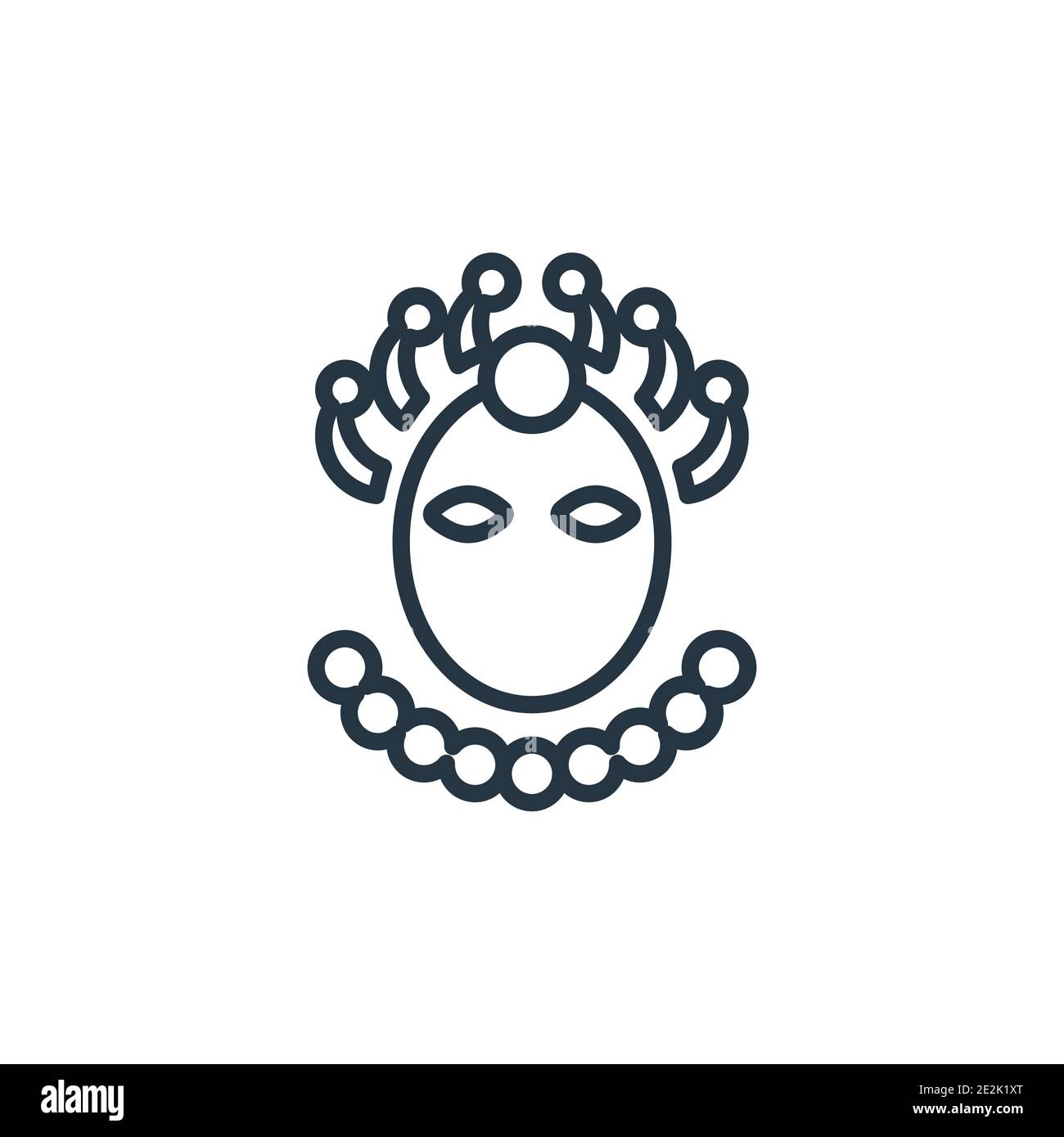 Krishna janmashtami Umriss Vektor-Symbol. Dünne Linie schwarz krishna janmashtami Symbol, flache Vektor einfache Element Illustration aus editierbaren indien Konzept Stock Vektor