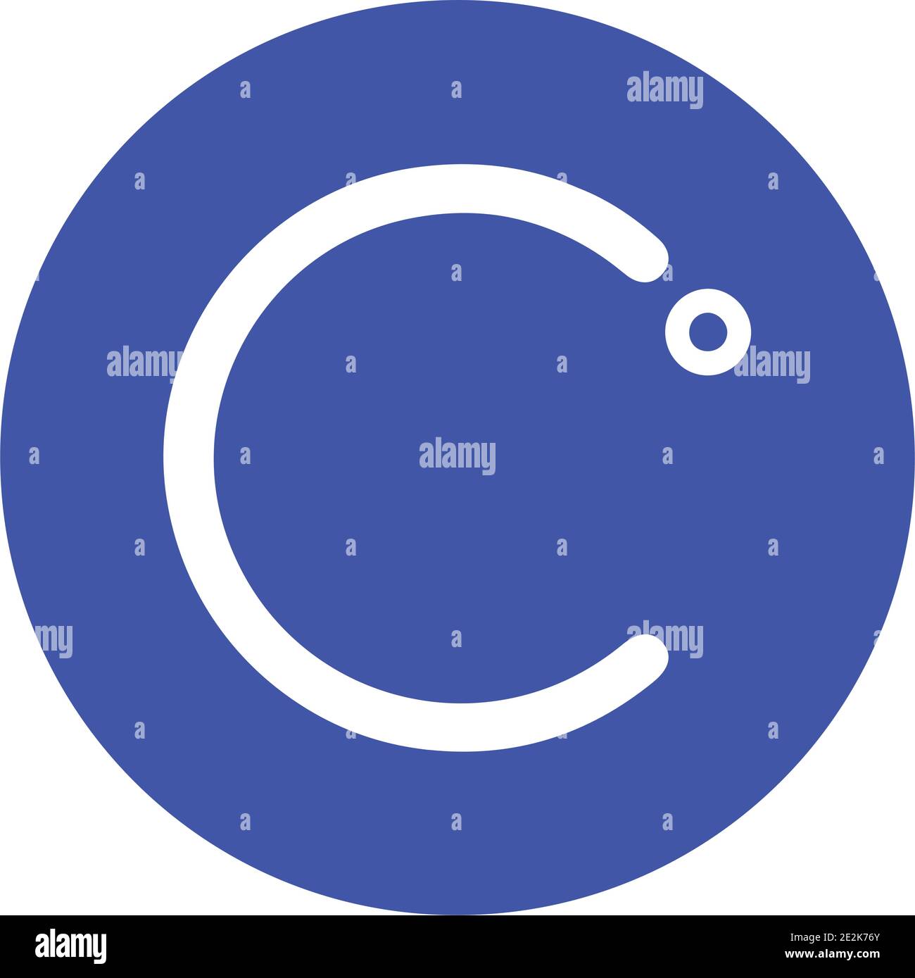 Beliebte Kryptowährung (Altcoin) Symbol Vektor Illustration / Celsius[CEL] Stock Vektor
