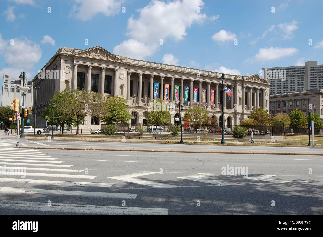Kunstgebäude Philadelphia Vereinigte Staaten von Amerika Stockfoto