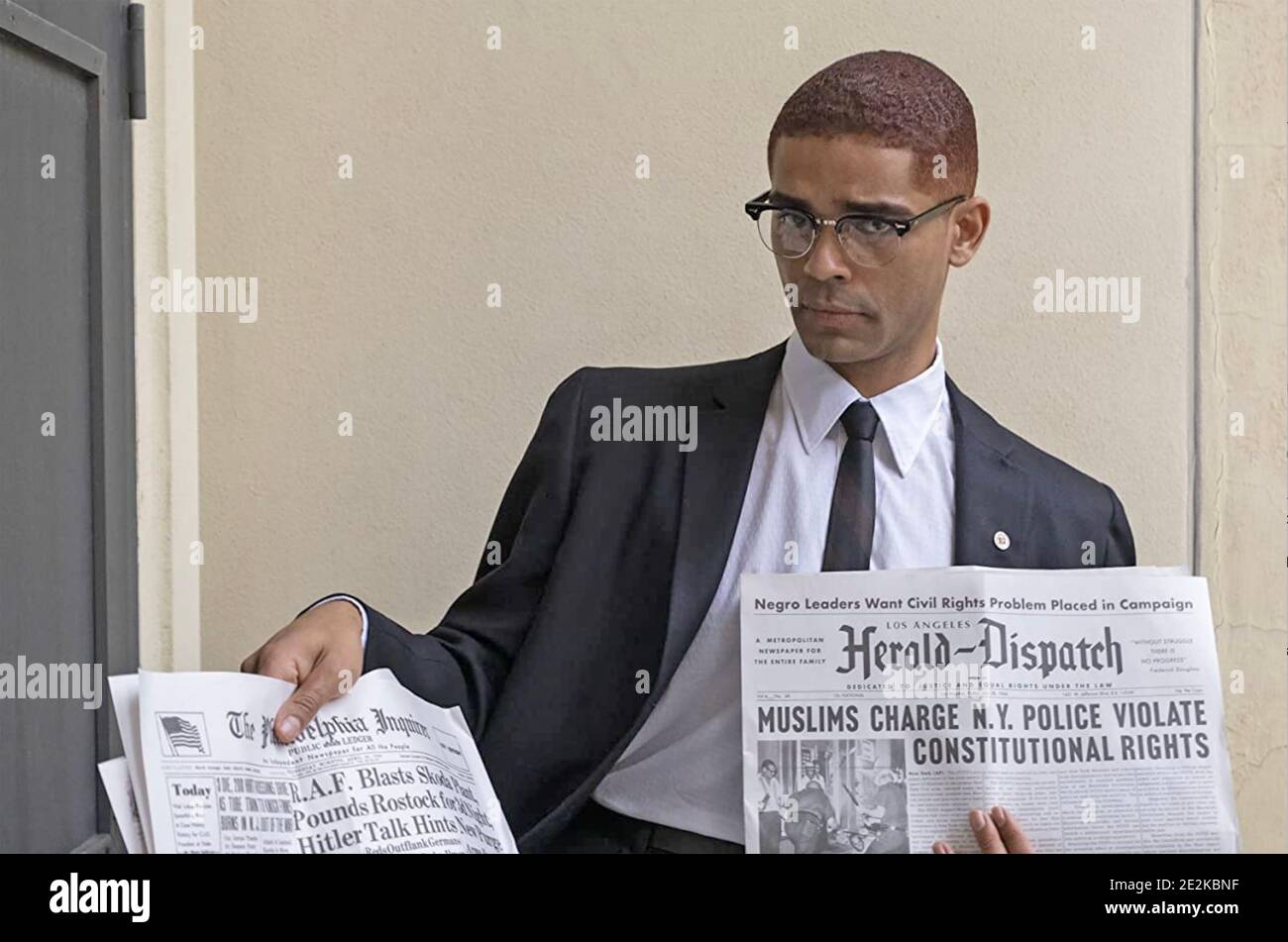 EINE NACHT IN MIAMI 2020 Amazon Studios Film mit Kingsley Ben-Adir als Malcolm X Stockfoto