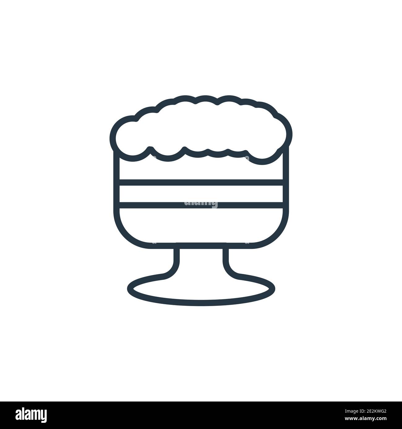 Japanische Reiskugel in einer Schüssel Umriss Vektor-Symbol. Dünne Linie schwarz japanischen Reiskugel in einer Schüssel Symbol, flache Vektor einfache Element Illustration von bearbeiten Stock Vektor